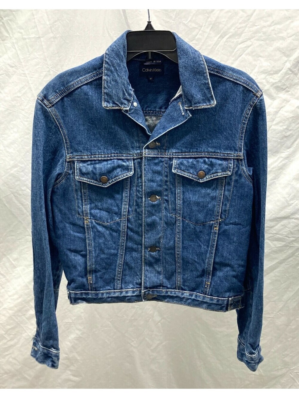 Vintage Calvin Klein Denim Jacket Medium Made in USA